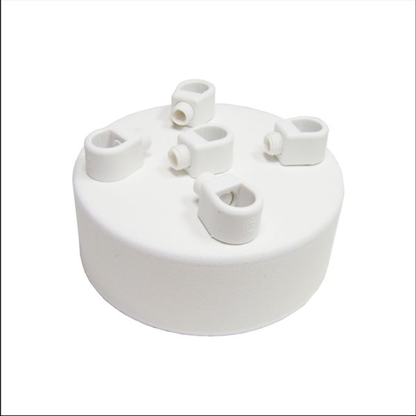 Podsufitka Maskownica Sufitowa fi 100mm Biała 5 otworów zdjęcie 1