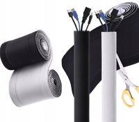 MASKOWNICA KABLOWA Organizer LISTWA MASKUJĄCA OSŁONA uchwyt na kable oplot