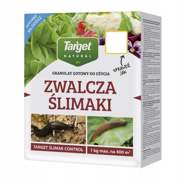 TARGET FERRAMOL ŚLIMAK CONTROL GRANULAT ZWALCZA ŚLIMAKI 1KG NA 400M2 zdjęcie 2
