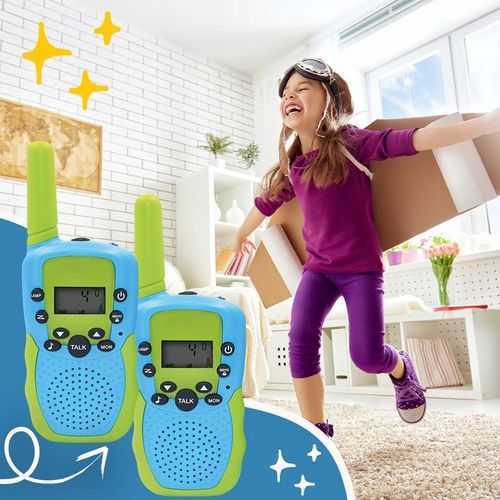 Walkie talkie dla dzieci duży zasięg zestaw 2szt krótkofalówka Łoki Toki na Arena.pl