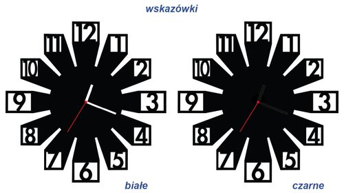 ZEGAR ŚCIENNY CYFRY 38cm M 101.10 na Arena.pl