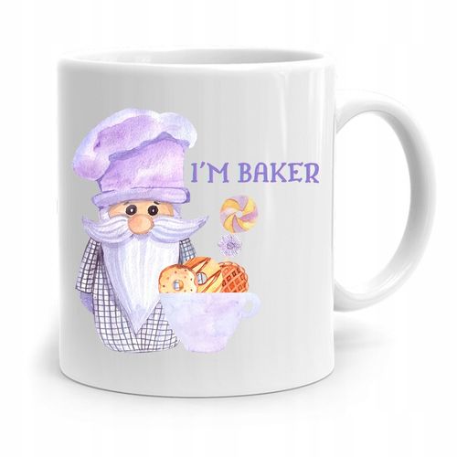 Kubek Prezent Dla Piekarza Im Baker Z Nadrukiem Ze Zdjęciem na Arena.pl