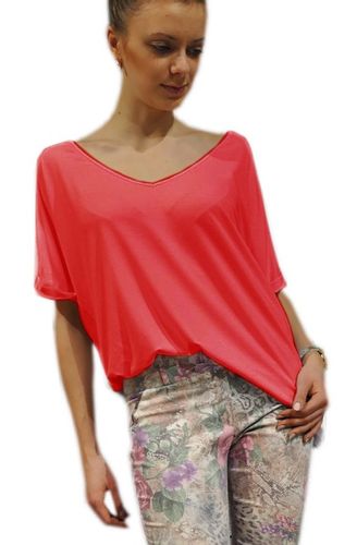 MIKOS*NOWOSĆ BLUZKA OVERSIZE, KIMONO Z DEKOLTEM SM na Arena.pl