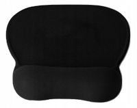 PODKŁADKA POD MYSZ CZARNA NADGARSTEK ANTYPOŚLIZG