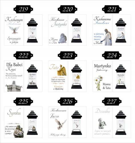 Personalizowany ZNICZ SREBRNY wszystkich świętych DLA TATY OJCA twój napis na Arena.pl