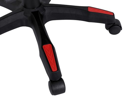 Fotel Gamingowy z podnóżkiem INFINI ESPACE czarno/czerwony na Arena.pl