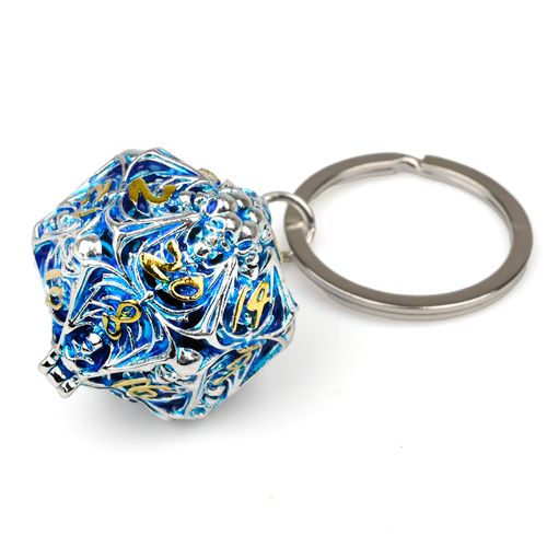 Pojemnik na Kości | 4 cm | Metal | Brelok Kości | Dungeons and Dragons na Arena.pl