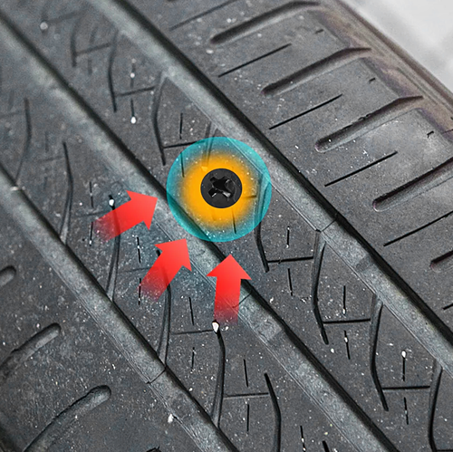 WKRĘTY WULKANIZACYJNE ZESTAW NAPRAWCZY KÓŁ OPON X10  KOŁKI DO NAPRAWY na Arena.pl