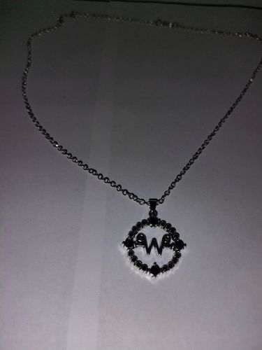 Gotycki Naszyjnik Łańcuszek z Wednesday Addams Serial Goth Filmowy Prezent na Arena.pl