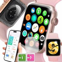 SMARTWATCH ZEGAREK POLSKIE MENU ROZMOWY SPORT SMART WATCH DAMSKI