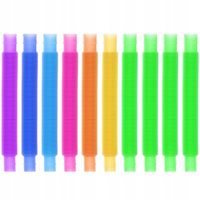 RURKI TUBY SENSORYCZNE 10 szt. Pop ZESTAW RURY xl