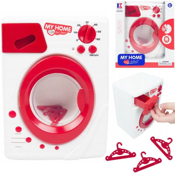 LT78 PRALKA AUTOMAT DLA DZIECI DZIAŁA NA BATERIE ZABAWKOWA zdjęcie 1