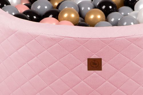 Basen z kulkami szary pikowany velvet na Arena.pl