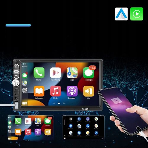 RADIO SAMOCHODOWE BLUETOOTH WYŚWIETLACZ 7"KAMERA COFANIA ZESTAW UNIWERSALNY na Arena.pl