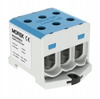 Złączka szynowa OTL95-3 kolor niebieski 3xAl/Cu 6-95mm² 1000V MOREK