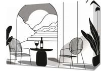 Obraz 40x30cm Relaks w Monochromie