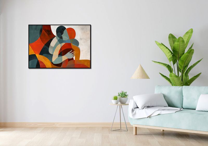 Plakat 100x70cm Objęcia zdjęcie 4