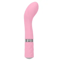 pillow talk sassy pink - silikonowy model intymny usb, rożowy
