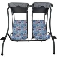 HUŚTAWKA OGRODOWA 2-OSOBOWA SONIC MOZAIKA