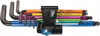 WERA klucze Hex-Plus Multicolour 950/9 imbus 9 sztuk