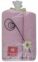 Komplet 2 ręczników Bella 50x90 Greno różowy