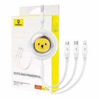 2 x BASEUS KABEL DO TELEFONU USB DO USB TYPU C LIGHTNING MICRO USB 3,5A 1,1