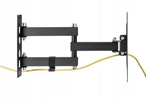 Obrotowy UCHWYT ŚCIENNY do MONITORA i TELEWIZORA na wysięgniku 23-43" 35kg na Arena.pl