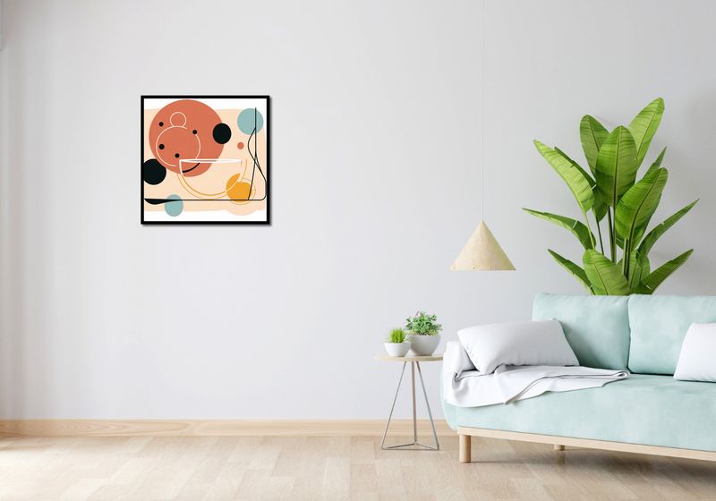 Plakat 60x60cm Harmonia Ciepła zdjęcie 4