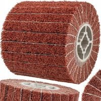 Szczotka do satyniarki szlifierki 120X100mm ściernica walcowa włóknina P120