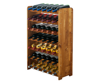 Emaga Drewniany regał na wino - RW31 /na 42 butelki/ Olcha