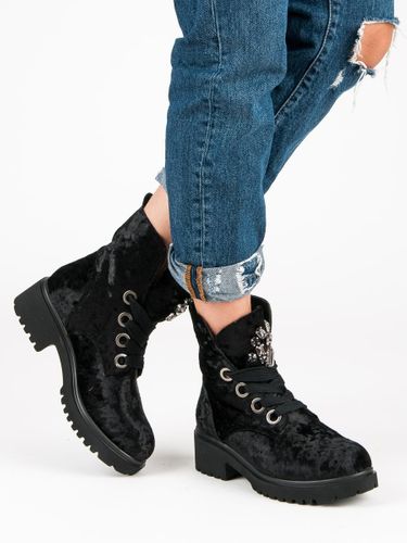 MODNE WELUROWE BOTKI Rozmiar - 37 na Arena.pl