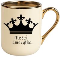 Kubek PREMIUM śmieszny prezent dla EMERYTKI zakończenie pracy Emerytura