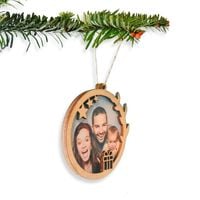 Bombka na choinkę personalizowana - ramka z Twoim zdjęciem