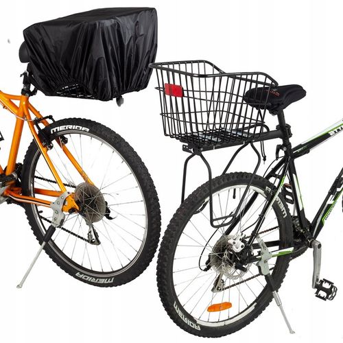 Koszyk rowerowy + pokrowiec na bagażnik rower tylny z pokrowcem na Arena.pl