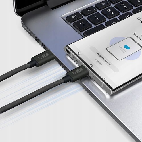 Kabel USB-C SBS 1.5m Czarny TECABLETISSUETCCK na Arena.pl