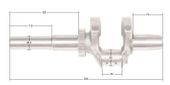 Wał korbowy Loncin LC2V90 (T230) typ C CZĘŚĆ ORYGINALNA