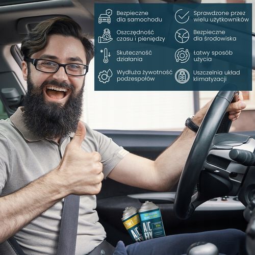 3w1 GAZ R134a do nabijania KLIMATYZACJI AUT z Uszczelniaczem Olejem 170g A na Arena.pl