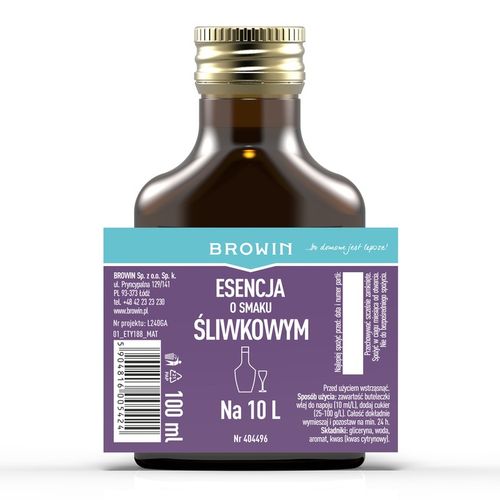 Esencja zaprawka o smaku śliwki śliwowica na 10L alkoholu Browin na Arena.pl