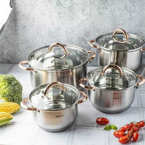 ZESTAW GARNKÓW 8 ELEMENTÓW KINGHOFF KH-1763 na Arena.pl
