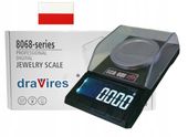 Waga elektroniczna jubilerska draVires 100g 0.001g + naklejka