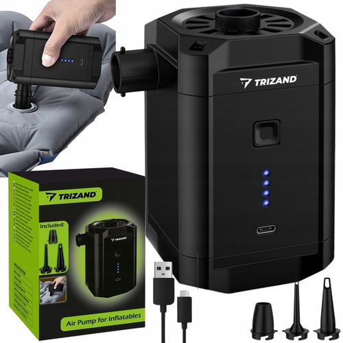 MOBILNA TURYSTYCZNA POMPKA AKUMULATOROWA DO MATERACY PONTONÓW USB- 5000 mAH na Arena.pl