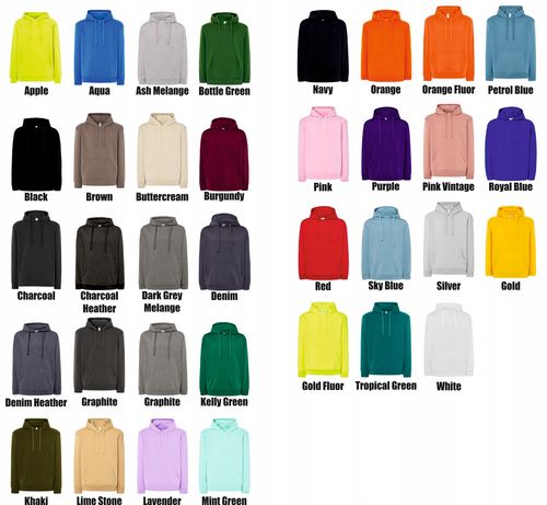 BLUZA męska z kapturem kiszenią TWÓJ HAFT LOGO GRAFIKA firmowa reklamowa na Arena.pl