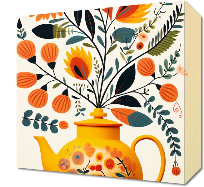 Obraz 30x30cm Bujna Herbata zdjęcie 1