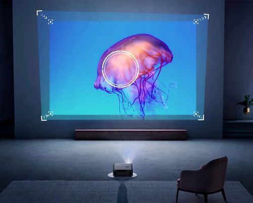 PRZENOŚNY PROJEKTOR RZUTNIK GŁOŚNIK MaxSHOW ANDROID SMART TV WIFI FULLHD 4K na Arena.pl