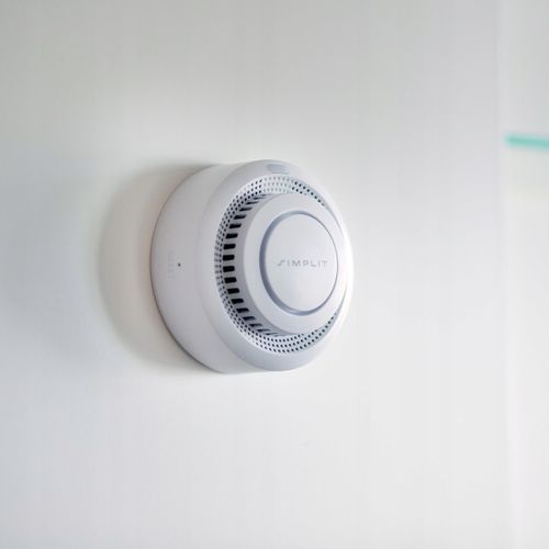 CZUJNIK DYMU DETEKTOR OGNIA WIFI ALARM BEZPRZEWODOWY CZUJKA TUYA na Arena.pl