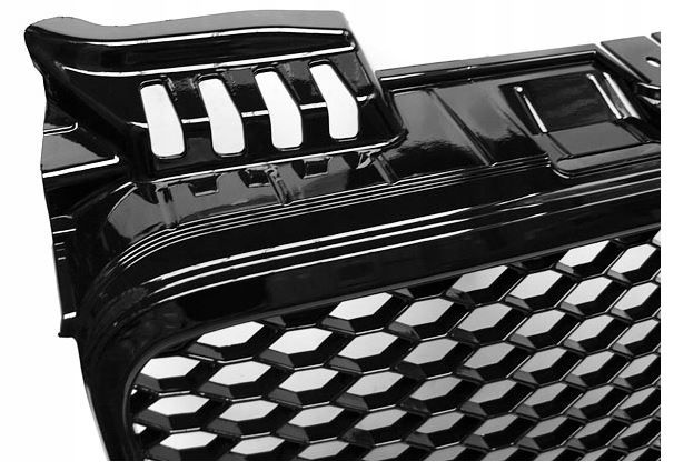 GRILL ATRAPA DO  AUDI A4 B7 RS-TYPE  Od 2004 Do 2008 Roku CZARNY POŁYSK zdjęcie 4