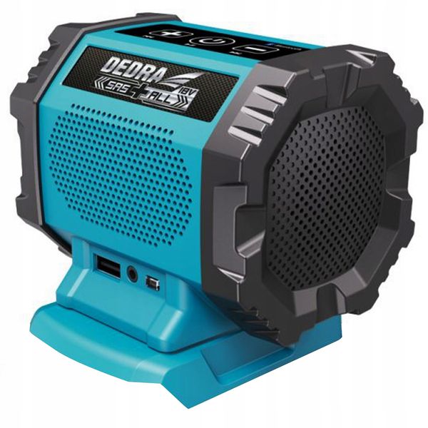 GŁOŚNIK BLUETOOTH USB 18V SASALL DED7004 DEDRA zdjęcie 7