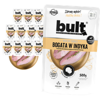 BULT mokra karma dla psa Indyk saszetka 12x500g