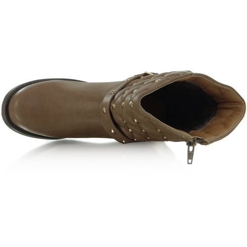 Botki pikowane 200-62 KHAKI - 37 na Arena.pl