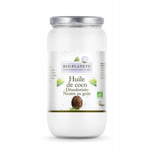 OLEJ KOKOSOWY BEZWONNY BIO 950 ml - BIO PLANETE zdjęcie 1